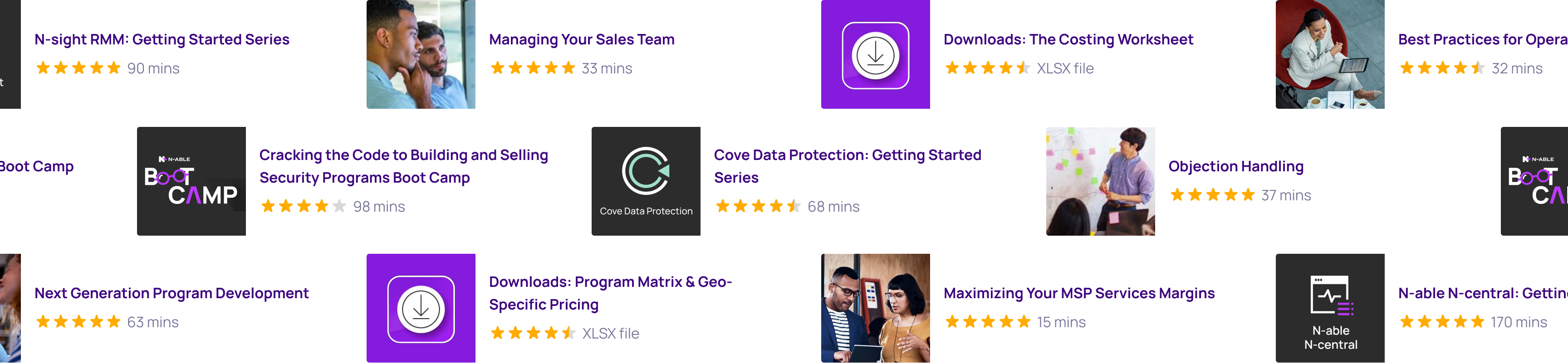MSP Institute Courses